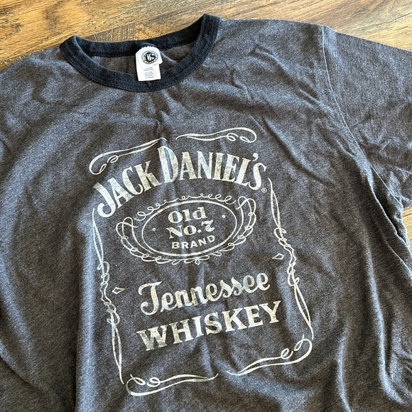 US Blanks Jack Daniel’s Tennessee Whiskey Heather T Shirt - Picture 2 of 4
